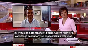 El Dr. Aseem Malhotra estuvo en vivo, en “prime time” en la BBC señalando la relación entre las inoculaciones COVID y el creciente y alarmante incremento de enfermedades cardiacas.